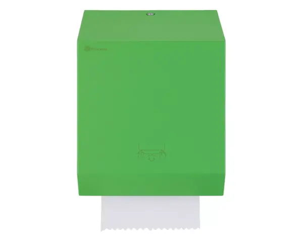 Mechaniczny podajnik ręczników papierowych w rolach MERIDA STELLA GREEN LINE, zielony Mechaniczny podajnik ręczników papierowych w rolach MERIDA STELLA GREEN LINE, zielony