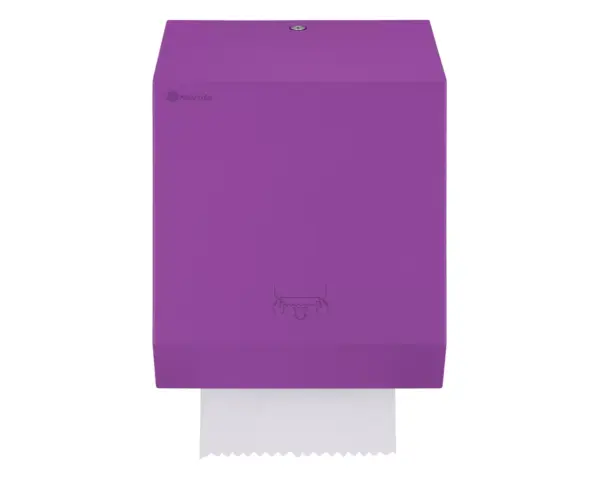 Mechaniczny podajnik ręczników papierowych w rolach MERIDA STELLA VIOLET LINE, fioletowy Mechaniczny podajnik ręczników papierowych w rolach MERIDA STELLA VIOLET LINE, fioletowy