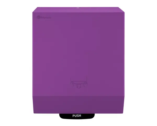 Mechaniczny podajnik ręczników papierowych w rolach MERIDA STELLA VIOLET LINE, fioletowy Mechaniczny podajnik ręczników papierowych w rolach MERIDA STELLA VIOLET LINE, fioletowy