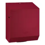 Mechaniczny podajnik ręczników ze stali nierdzewnej w czerwonej powłoce strukturalnej