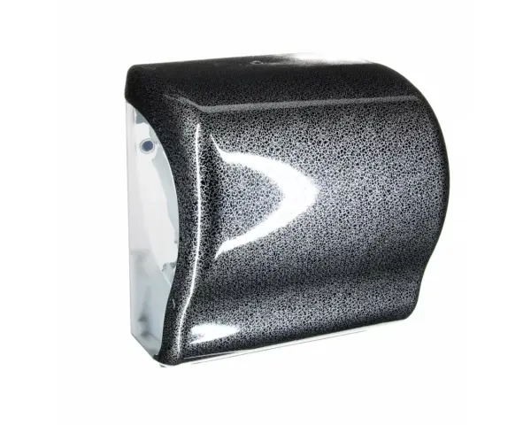 Mechaniczny podajnik ręczników MERIDA UNIQUE LUX CUT GLAMOUR BLACK SPARK LINE Mechaniczny podajnik ręczników MERIDA UNIQUE LUX CUT czarny z połyskiem