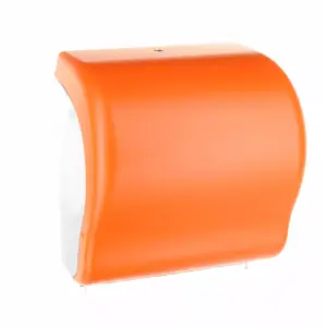 Mechaniczny podajnik ręczników w rolach MERIDA UNIQUE LUX CUT ORANGE LINE mat ABS