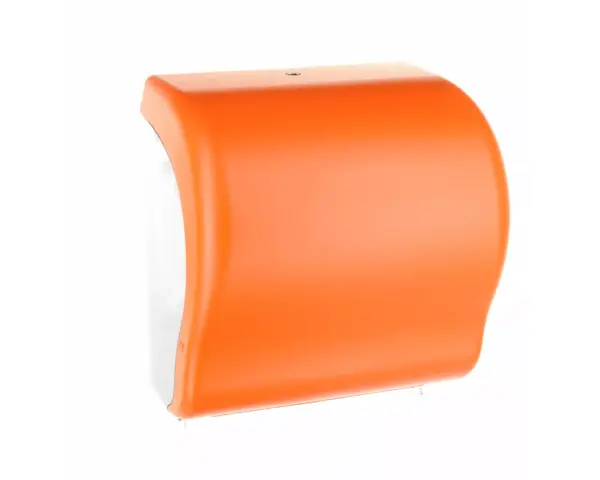 Mechaniczny podajnik ręczników w rolach MERIDA UNIQUE LUX CUT ORANGE LINE Mechaniczny podajnik ręczników w rolach MERIDA UNIQUE LUX CUT ORANGE LINE mat ABS