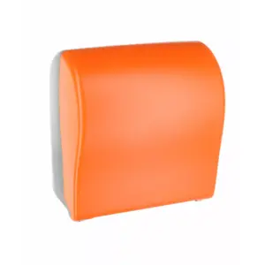 Mechaniczny podajnik ręczników w rolach Merida Unique Solid Cut Orange Line mat ABS