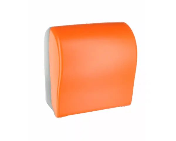 Mechaniczny podajnik ręczników w rolach MERIDA UNIQUE SOLID CUT ORANGE LINE Mechaniczny podajnik ręczników w rolach Merida Unique Solid Cut Orange Line mat ABS