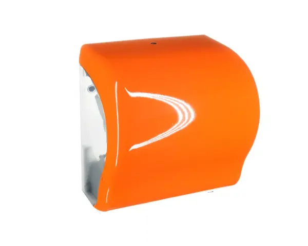 Mechaniczny podajnik ręczników w rolach MERIDA UNIQUE LUX CUT ORANGE SPARK LINE Mechaniczny podajnik ręczników w rolach MERIDA UNIQUE LUX CUT pomarańczowy połysk