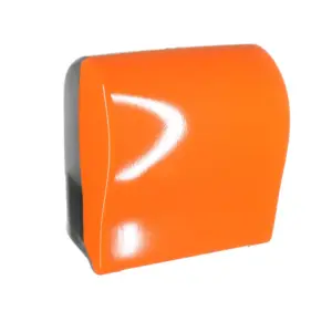 Mechaniczny podajnik ręczników w rolach MERIDA UNIQUE SOLID CUT ORANGE SPARK LINE wysoki połysk