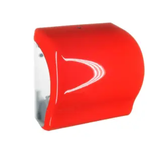 Mechaniczny podajnik ręczników w rolach Merida Unique Lux Cut Red Spark Line ABS