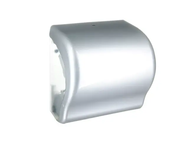 Mechaniczny podajnik ręczników w rolach Merida Unique Lux Cut Silver Spark Line, wysoki połysk