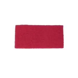 Czerwony pad ręczny OPTIMUM do szorowania, 25x11,5 cm