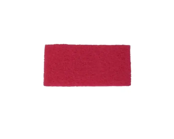 Pad ręczny 25×11,5 cm, OPTIMUM, czerwony Czerwony pad ręczny OPTIMUM do szorowania, 25x11,5 cm
