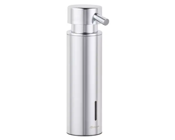 Dozownik mydła w płynie mocowany do blatu, pojemność zbiornika 300 ml, polerowany Dozownik mydła w płynie 300 ml mocowany do blatu, polerowany chrom