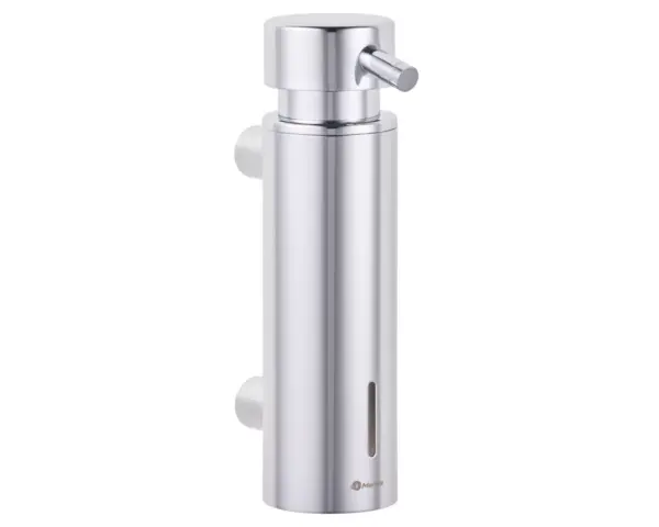 Dozownik mydła w płynie mocowany do ściany, chromowany, 300 ml