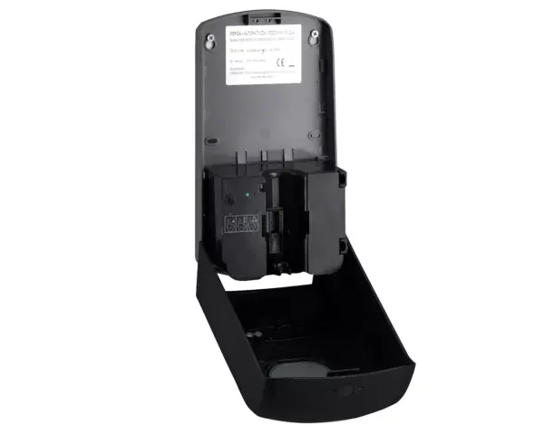 Bezdotykowy automatyczny dozownik mydła w pianie MERIDA AMADEUS SILKY BLACK na jednorazowe wkłady 1000 g Czarny automatyczny dozownik mydła Merida Amadeus zamykany na kluczyk