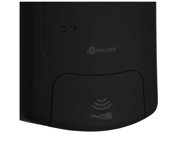 Bezdotykowy automatyczny dozownik mydła w pianie MERIDA AMADEUS SILKY BLACK na jednorazowe wkłady 1000 g Automatyczny dozownik mydła Merida Amadeus czarny na wkłady wymienne