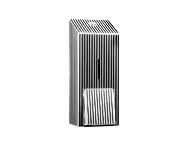 Dozownik mydła w pianie na jednorazowe wkłady z pompką spieniającą MERIDA INOX DESIGN MAXI - PINSTRIPE Dozownik mydła w pianie Merida Inox Design Maxi Pinstripe na wkłady