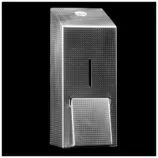 Dozownik mydła w pianie Merida Inox Design Maxi Texture w kolorze czarnym
