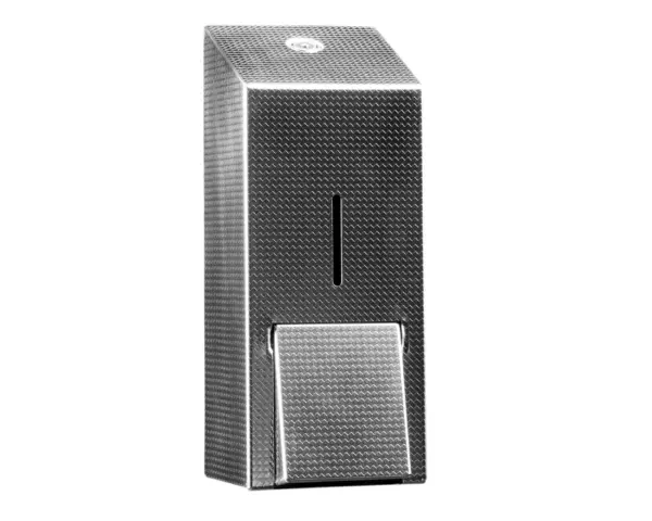 Dozownik mydła w pianie na jednorazowe wkłady z pompką spieniającą MERIDA INOX DESIGN MAXI - TEXTURE Dozownik mydła w pianie Merida Inox Design Maxi Texture na wkłady jednorazowe