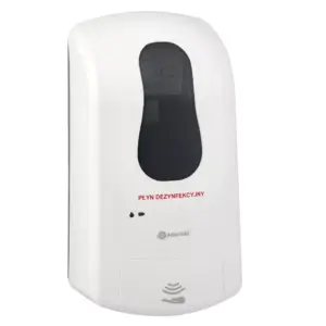 Bezdotykowy automatyczny dozownik sprayu dezynfekcyjnego Merida ONE DEB401, biały ABS, 1000 ml