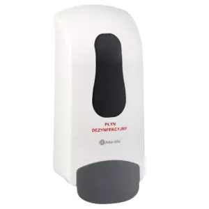 Dozownik płynu dezynfekcyjnego Merida ONE DEB402 biały ABS 700 ml