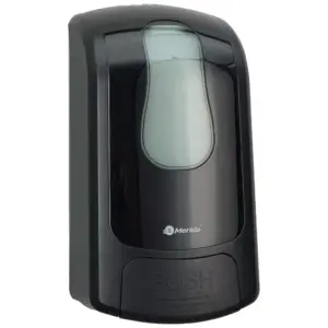 Czarny dozownik mydła w płynie MERIDA ONE 1000 ml ABS