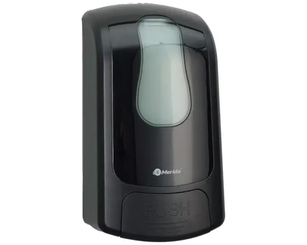 Czarny dozownik mydła w płynie MERIDA ONE 1000 ml ABS