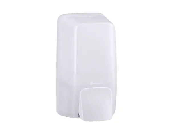 Dozownik mydła w płynie Merida Harmony Mini 500 ml, biały transparentny