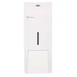 Biały stalowy dozownik mydła MERIDA STELLA WHITE LINE MAXI 800 ml