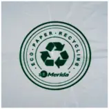 Wytrzymałe worki foliowe 115x135 cm do recyklingu ręczników papierowych