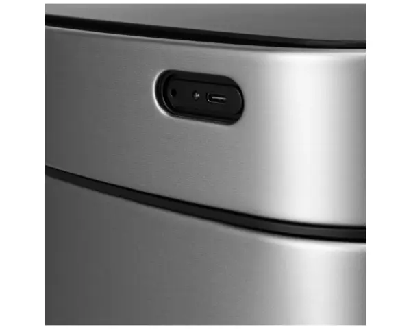 Kosz automatyczny SENSOR - EKO SMART X, bezdotykowy, kwadratowy, szeroki, ładowany przez USB bateria LI-ION, stal matowa z powłoką AFP, 30l Kosz automatyczny ładowany USB z baterią LI-ION 30l