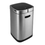 Kwadratowy kosz SENSOR EKO SMART X 30l widok z boku