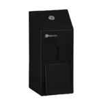 Mały czarny dozownik mydła MERIDA STELLA MINI zbiornik 400 ml