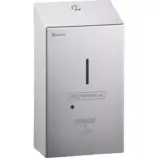 Bezdotykowy automatyczny dozownik płynu dezynfekcyjnego w sprayu na jednorazowe wkłady 1000 ml, MERIDA STELLA, stal matowa