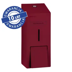 Dozownik spray MERIDA STELLA RED LINE czerwony stalowy 1000 ml