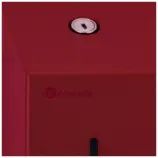 Dozownik mydła MERIDA STELLA RED LINE MINI, zbiornik 400 ml, widok boczny