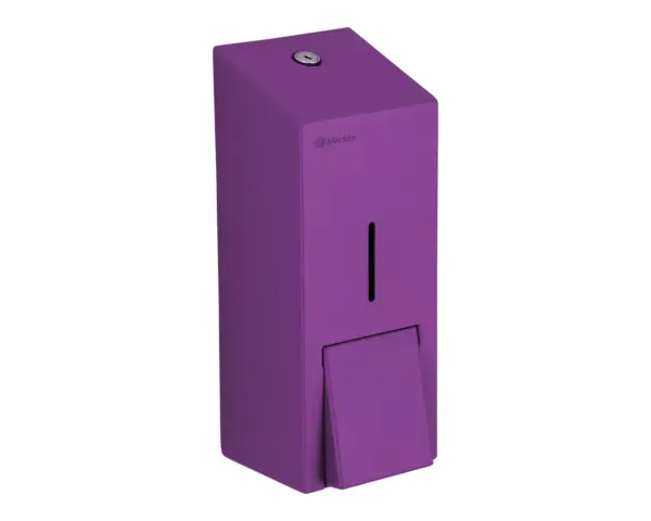 Dozownik mydła w pianie MERIDA STELLA VIOLET LINE MAXI na jednorazowe wkłady 700 g, fioletowy Dozownik MERIDA STELLA VIOLET LINE MAXI z pompką dozującą delikatną pianę