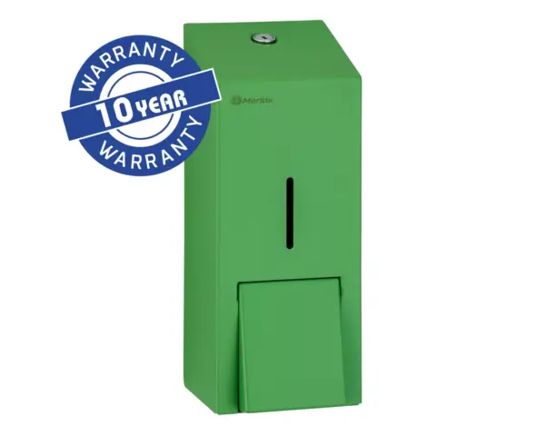 Dozownik mydła w pianie MERIDA STELLA GREEN LINE MAXI na jednorazowe wkłady 700 g, zielony Zielony dozownik mydła w pianie MERIDA STELLA MAXI na wkłady 700 g