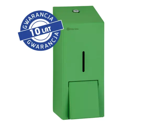 Dozownik mydła w pianie MERIDA STELLA GREEN LINE MAXI na jednorazowe wkłady 700 g, zielony Dozownik mydła w pianie ze stali nierdzewnej zielony MERIDA STELLA GREEN LINE MAXI 700 g