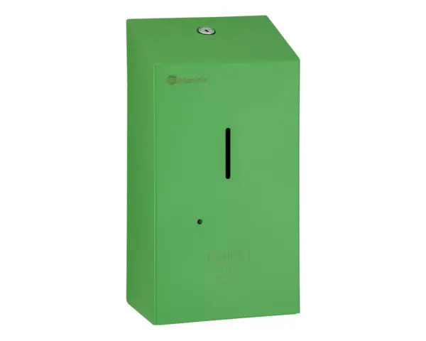 Bezdotykowy automatyczny dozownik mydła w pianie MERIDA STELLA AUTOMATIC GREEN LINE na jednorazowe wkłady 1000 g, zielony Dozownik Merida Stella Automatic Green Line na wkłady 1000 g zielony