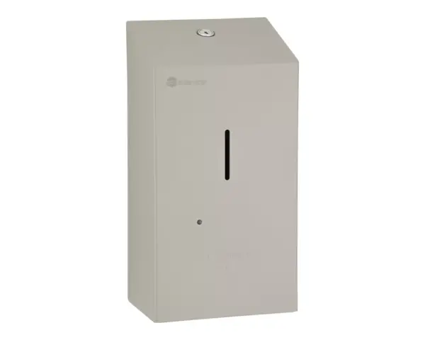 Bezdotykowy automatyczny dozownik mydła w pianie MERIDA STELLA AUTOMATIC STONE GREY LINE na jednorazowe wkłady 1000 g, szary kamienny Stalowy bezdotykowy dozownik mydła w pianie w kolorze szarym kamiennym