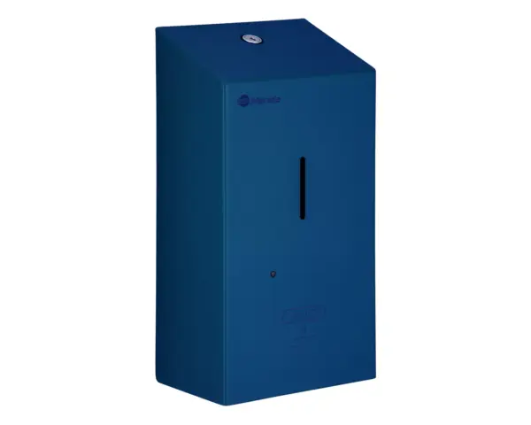 Bezdotykowy automatyczny dozownik mydła w pianie, MERIDA STELLA AUTOMATIC BLUE LINE na jednorazowe wkłady 1000 g, niebieski Dozownik Merida Stella Automatic Blue Line z diodowym wskaźnikiem stanu