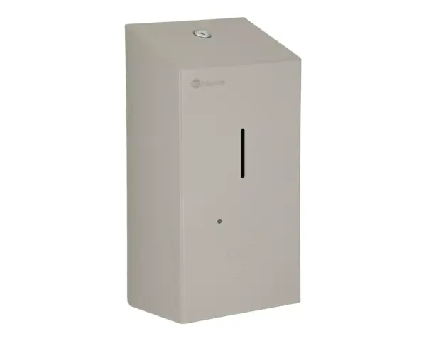 Bezdotykowy automatyczny dozownik mydła w pianie MERIDA STELLA AUTOMATIC STONE GREY LINE na jednorazowe wkłady 1000 g, szary kamienny Dozownik mydła Merida Stella Stone Grey z czujnikiem zbliżeniowym