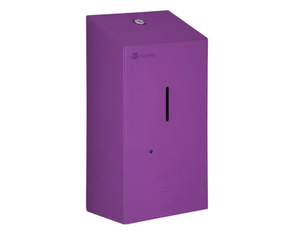 Bezdotykowy automatyczny dozownik mydła w pianie MERIDA STELLA AUTOMATIC VIOLET LINE na jednorazowe wkłady 1000 g, fioletowy Automatyczny dozownik mydła MERIDA STELLA fioletowy z programowaną dawką 0,3–1 ml
