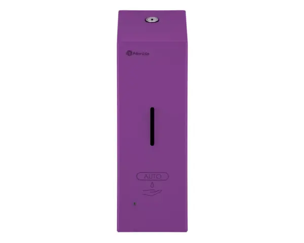 Bezdotykowy automatyczny dozownik mydła w pianie MERIDA STELLA AUTOMATIC SLIM VIOLET LINE na jednorazowe wkłady 800 ml, fioletowy Dozownik Merida Stella Violet z czujnikiem zbliżeniowym, montaż naścienny