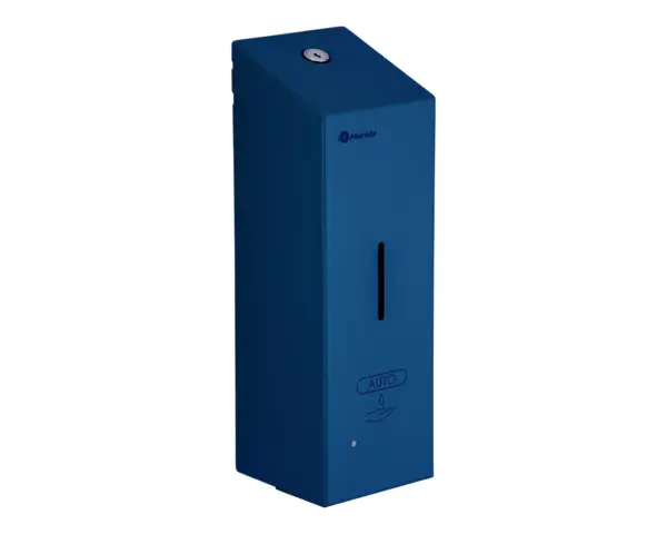 Bezdotykowy automatyczny dozownik mydła w pianie MERIDA STELLA AUTOMATIC SLIM BLUE LINE na jednorazowe wkłady 800 ml, niebieski Jednorazowy wkład 800 ml z mydłem w pianie do dozownika Merida Stella Slim
