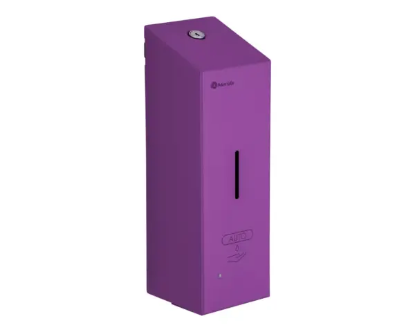Bezdotykowy automatyczny dozownik mydła w pianie MERIDA STELLA AUTOMATIC SLIM VIOLET LINE na jednorazowe wkłady 800 ml, fioletowy Jednorazowy wkład 800 ml do dozownika mydła w pianie Merida Stella Violet