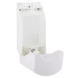 Biały dozownik mydła MERIDA TOP MAXI z tworzywa ABS pojemność 800 ml