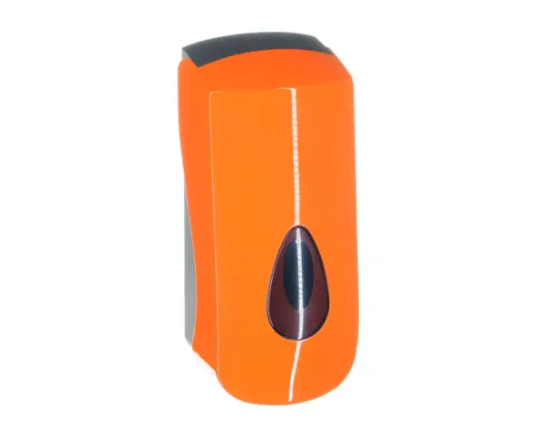 Dozownik mydła w pianie UNIQUE ORANGE SPARK LINE wysoki połysk ABS