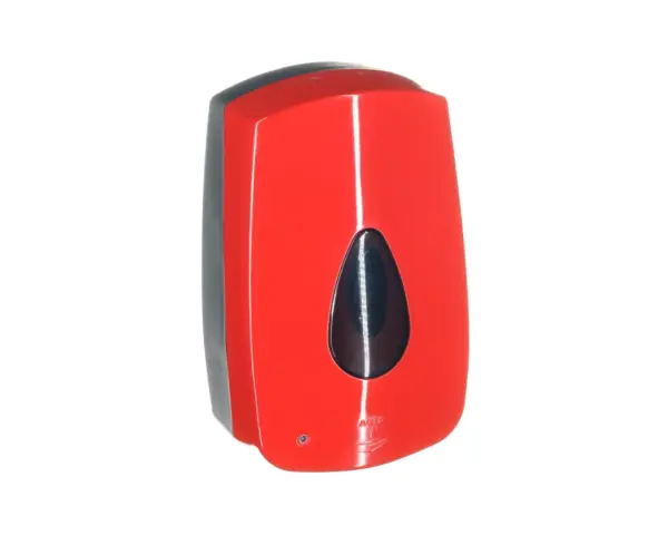 Automatyczny bezdotykowy dozownik mydła w pianie MERIDA UNIQUE AUTOMATIC RED SPARK LINE Bezdotykowy dozownik mydła w pianie Merida Unique Red Spark Line ABS wysoki połysk
