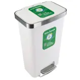 Kosz Eco Paper 50 l tworzywo sztuczne regulacja szybkości opadania pokrywy